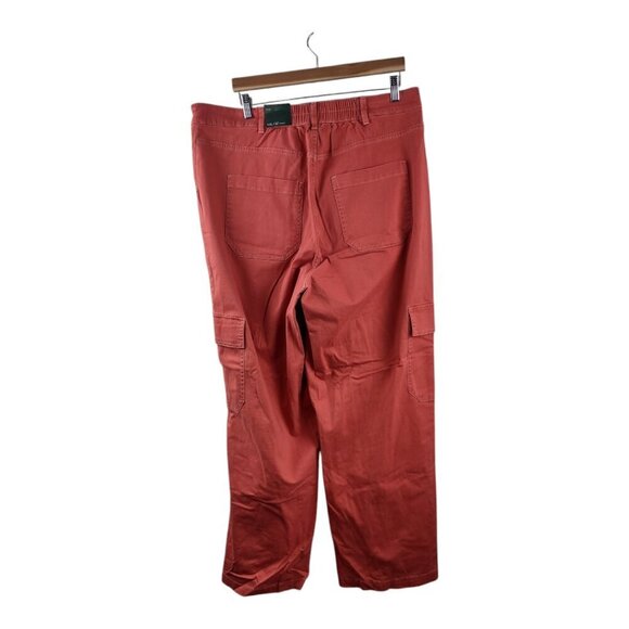 Wild Fable Wide Leg Cargo pants Brick Color Size XXL 32" inseam - Picture 2 of 5